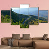 Road in the mountains. Africa, Ethiopia. Multi panel canvas wall art