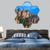 The Three Sisters From Echo Point, Blue Mountains hexagonal canvas wall art