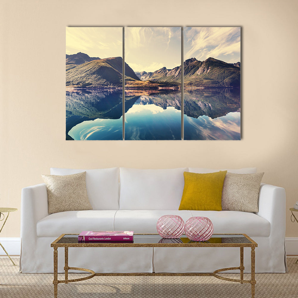 Norway landscapes multi panel canvas wall art