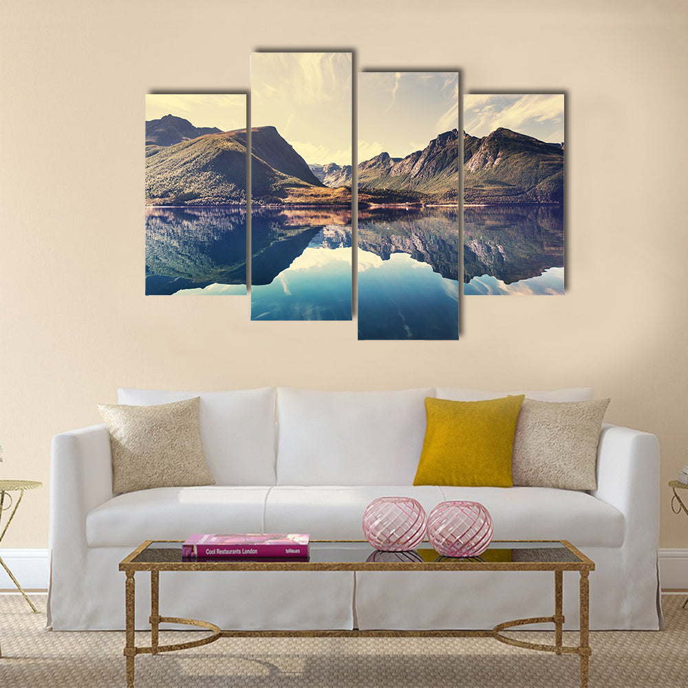 Norway landscapes multi panel canvas wall art