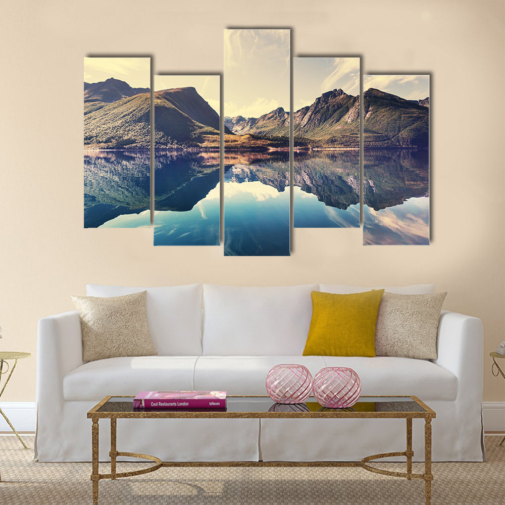 Norway landscapes multi panel canvas wall art