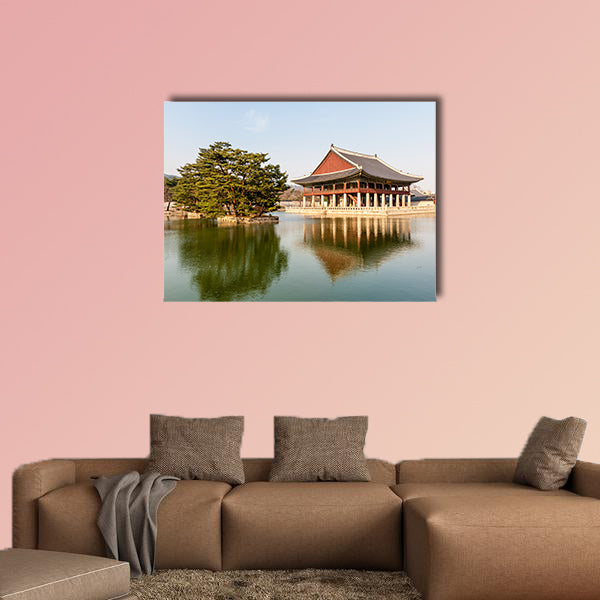  Gyeongbokgung Palace grounds in Seoul, South Korea multi panel canvas wall art