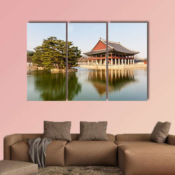  Gyeongbokgung Palace grounds in Seoul, South Korea multi panel canvas wall art