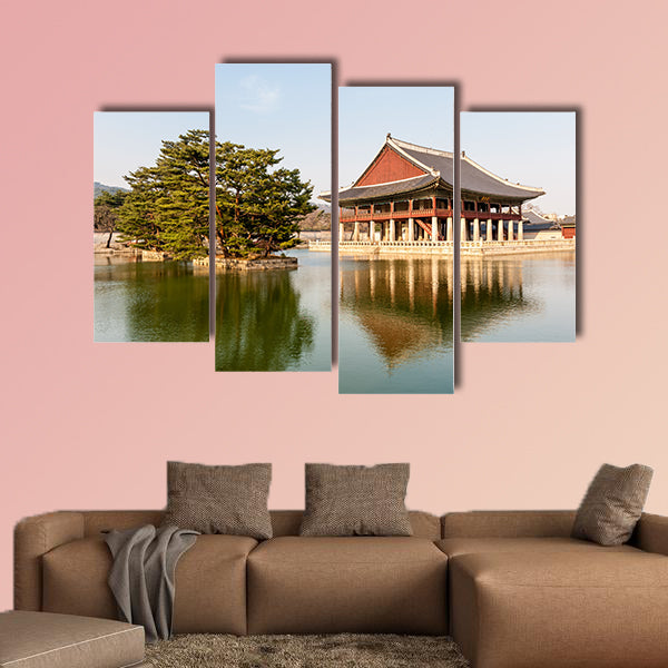  Gyeongbokgung Palace grounds in Seoul, South Korea multi panel canvas wall art