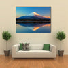 Mount Fuji and Lake Shoji multi panel canvas wall art