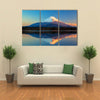 Mount Fuji and Lake Shoji multi panel canvas wall art