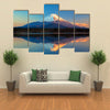 Mount Fuji and Lake Shoji multi panel canvas wall art