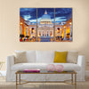 The Papal Basilica of Saint Peter in the Vatican Multi panel canvas wall art