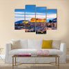 Acropolis in Athens, Greece in the evening after sunset Multi Panel Canvas Wall Art