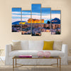 Acropolis in Athens, Greece in the evening after sunset Multi Panel Canvas Wall Art