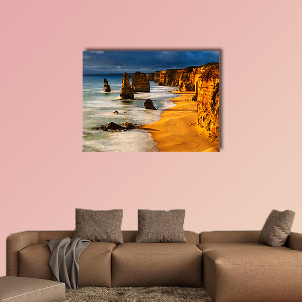 Twelve apostles Australia sunset great ocean road multi panel canvas wall art