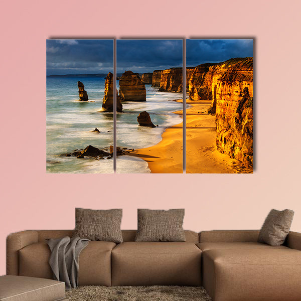 Twelve apostles Australia sunset great ocean road multi panel canvas wall art