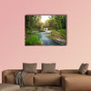 Deep forest waterfall National Park island of Siquijor, Philippines multi panel canvas wall art