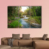 Deep forest waterfall National Park island of Siquijor, Philippines multi panel canvas wall art