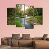 Deep forest waterfall National Park island of Siquijor, Philippines multi panel canvas wall art