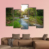 Deep forest waterfall National Park island of Siquijor, Philippines multi panel canvas wall art