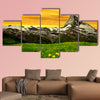 Matterhorn in the sunset at Swiss Alps multi panel canvas wall art