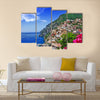 Beautiful Italian coast - Positano, Multi Panel Canvas Wall Art