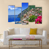 Beautiful Italian coast - Positano, Multi Panel Canvas Wall Art