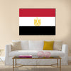 Egypt Republic flag vector illustration Multi panel canvas wall art