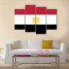 Egypt Republic flag vector illustration Multi panel canvas wall art