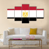 Egypt Republic flag vector illustration Multi panel canvas wall art