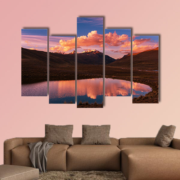 High mountains in Bolivia multi panel canvas wall art