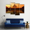 Beautiful Taj Mahal Multi Panel Canvas Wall Art