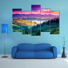 Fantastic morning mountain landscape multi panel canvas wall art