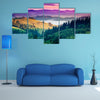 Fantastic morning mountain landscape multi panel canvas wall art