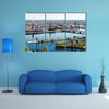 Panorama of Riga city Latvia multi panel canvas wall art