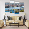 Panorama of Riga city Latvia Multi panel canvas wall art