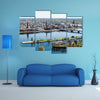 Panorama of Riga city Latvia multi panel canvas wall art