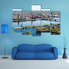 Panorama of Riga city Latvia multi panel canvas wall art