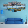 Panorama of Riga city Latvia multi panel canvas wall art