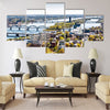 Amazing Panorama of Riga city Latvia Multi panel canvas wall art