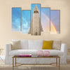 Hallgrimskirkja cathedral in reykjavik iceland multi panel canvas wall art