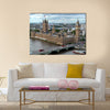 House of parliament in London View from London Eye Multi panel canvas wall art