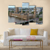 House of parliament in London View from London Eye Multi panel canvas wall art