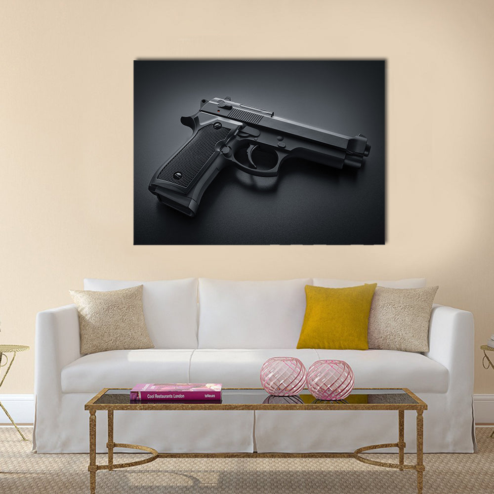 Automatic Gun multi panel canvas wall art