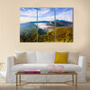 Bromo volcano at sunrise in Tengger Semeru national park, East Java, Indonesia multi panel canvas wall art