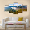 Bromo volcano at sunrise in Tengger Semeru national park, East Java, Indonesia multi panel canvas wall art