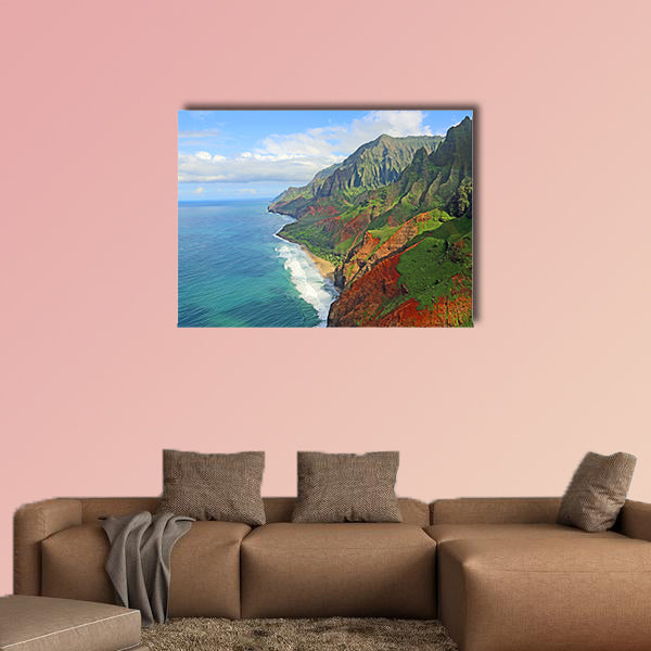 Na Pali Coast, Kauai, Hawaii multi panel canvas wall art