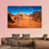 Wadi Rum desert, Jordan Multi panel canvas wall art