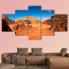 Wadi Rum desert, Jordan Multi panel canvas wall art