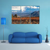 Volcano Aconcagua and Vineyard Multi panel canvas wall art