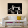 Tower bridge Multi panel canvas wall art