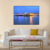 Panama City, Casco Viejo in the twilight Multi panel canvas wall art