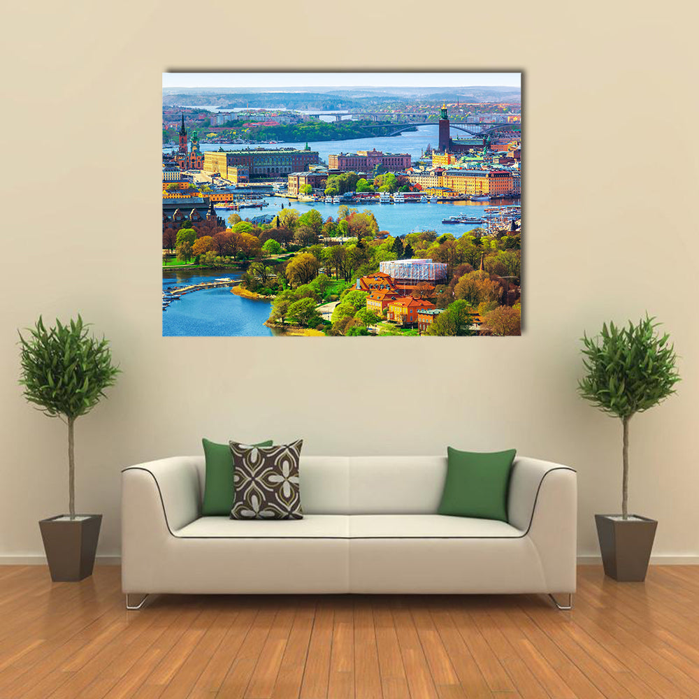 A Great View Of A Summer  Multi Panel Canvas Wall Art