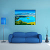 Bled Lake Panorama, in the Slovenia, Europe multi panel canvas wall art